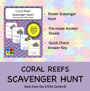 Preview of Coral Reef Scavenger Hunt
