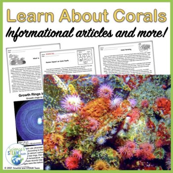 Preview of Coral Reefs Reading Passages and More!