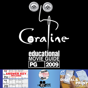 Preview of Coraline Movie Guide | Questions | Worksheet (PG - 2019)