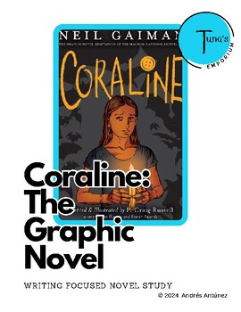 Preview of Coraline: The Graphic Novel (Writing Focused Novel Study)