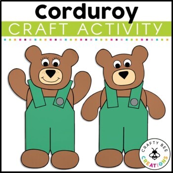 Preview of Corduroy Bear Craft | Bear Craft | Corduroy Book Activity | Bulletin Board