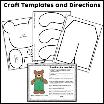 Corduroy Teddy Bear Template  Teddy bear template, Bear template, Teddy  bear pattern