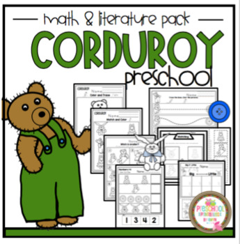 Preview of Corduroy Math & Literature Pack