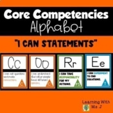 Core Competencies ALPHABET Posters