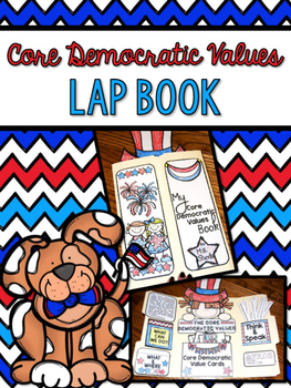 Preview of Core Democratic Values Lap Book