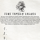 Core Family Values