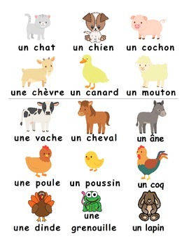 Farm Animals   A La Ferme French Games By Vari-lingual 