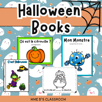 Preview of Core French Halloween Book series