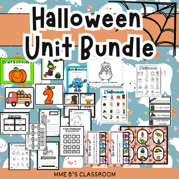 Preview of Core French Halloween Unit Bundle