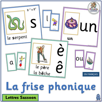 Preview of Core French Phonics - Jolly Phonics aligned French Phonics Wall Chart - Sassoon 