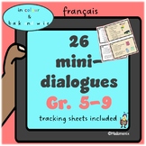 Core French: Mini-dialogues #2 - Oral practice