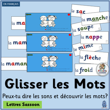 Preview of Core French Phonics Activities 285 Words to Blend & Segment - Lettres SASSOON