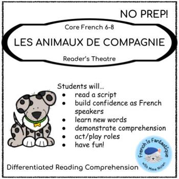 Preview of French Reading Comprehension and Speaking Les Animaux Pets