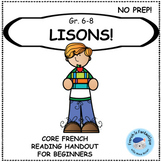 French Reading Comprehension Core French Reading