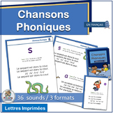 Core French or French Immersion Phonics Songs - Chansons P