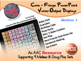 Core + Fringe PowerPoint Voice-Output Displays - PCS - Version 1