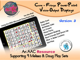 Core + Fringe PowerPoint Voice-Output Displays - SymbolSti