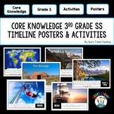 Core Knowledge 3rd Grade Social Studies Timeline Posters &