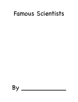 Preview of Core Knowledge  Famous Scientists Booklet - 1st Grade