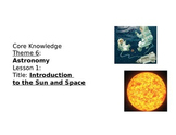 Core Knowledge First Grade Unit 6 Astronomy CCSS Vocabulary Cards