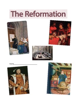 Preview of CKHG Reformation Grade 5 Comprehension Packet
