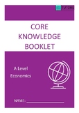 Core Knowledge booklet: A Level Economics