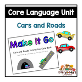 Cars: Early Core Words | AAC | Interactive Book and Activities