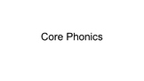 Core Phonics Survey Digital Distance Learning Assessment P