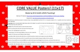 Core Value Posters - Create - 11 x17 - Character Education