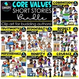 Core Values 1 - Short Stories Clip Art Bundle {Educlips Clipart}