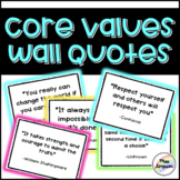 Core Values Wall Quotes