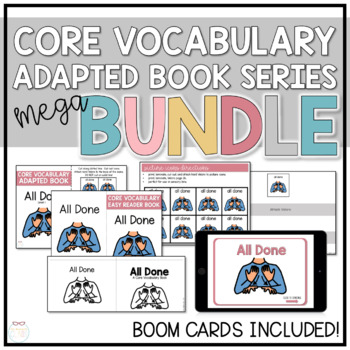 Preview of Core Vocabulary Adapted Book - Mega Bundle