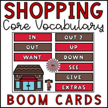 Preview of Core Vocabulary Boom Cards
