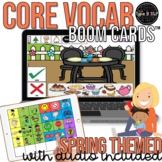 Core Vocabulary Boom Cards™: Spring Themed AAC Speech Therapy