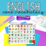 Core Vocabulary Communication Board - English