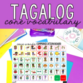 Core Vocabulary Communication Board - Tagalog (Filipino)