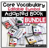 Core Vocabulary Editable Symbol Adapted Books for Speech T