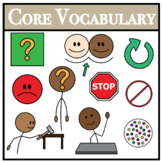 Core Vocabulary (JB Design Clip Art for Personal or Commer
