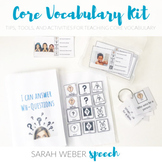 Editable Core Vocabulary Kit- WH Questions