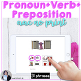 Core Vocabulary Pronoun Verb Phrases 2 Digital Activity for AAC