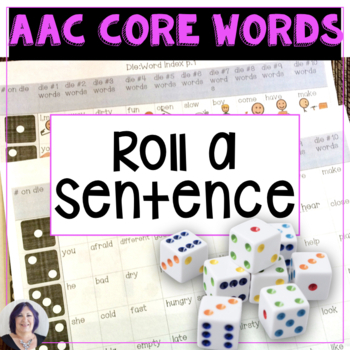Preview of AAC Core Vocabulary Activities Speech Therapy Phrases Dice AAC Activities 