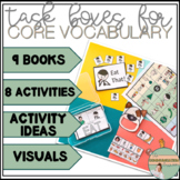 Core Vocabulary Task Boxes