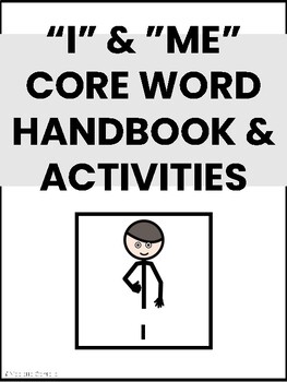 Preview of Core Vocabulary Word Handbook - I - ME - Speech Therapy - Preschool - Week