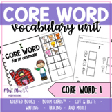 AAC Core Vocabulary Word Unit - I