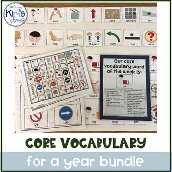 Preview of Core Vocabulary for a Year