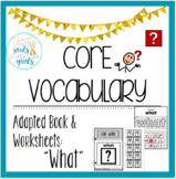 Core Word Adapted Book: What