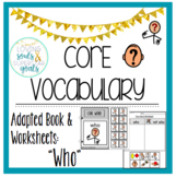 Core Word Adapted Book: Who