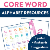 Core Word Alphabet Resources for Emergent Literacy