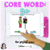 Core Word GO  BOOM™ No Print Digital Activity for AAC 