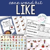 Core Word Vocabulary Kit - Like (+BOOM Cards)  for Speech Therapy